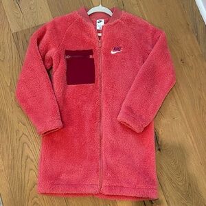 Nike Coral Fleece Jacket with Chest Pocket